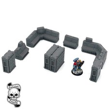 Grimdark Sci-Fi Wargaming Terminal Computer Control Room 28mm Scenery Bundle