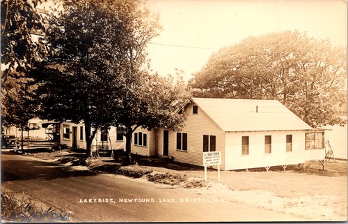 Real photo postcard lakeside - real,