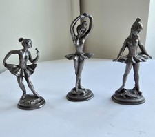 Vintage Set of 3  Pewter