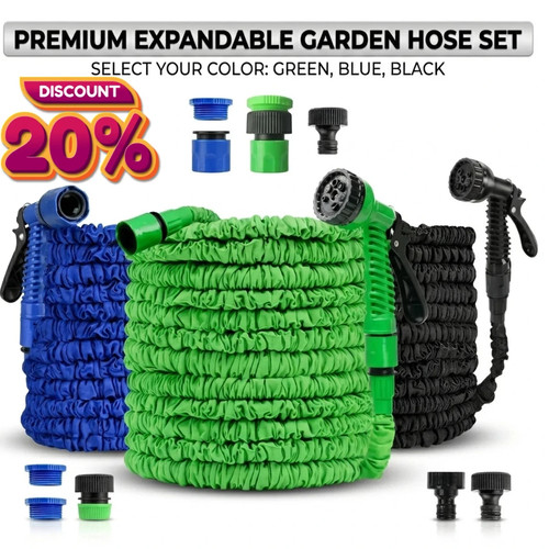 Expandable garden hose - expandable,