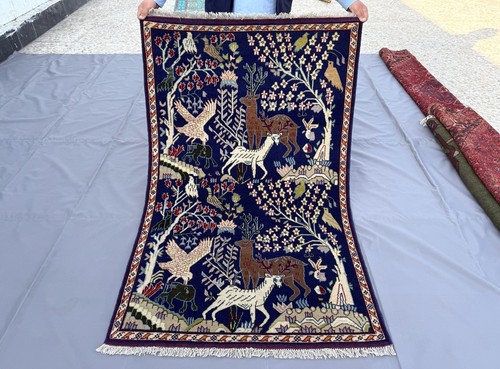 Antique afghan animal - antique,