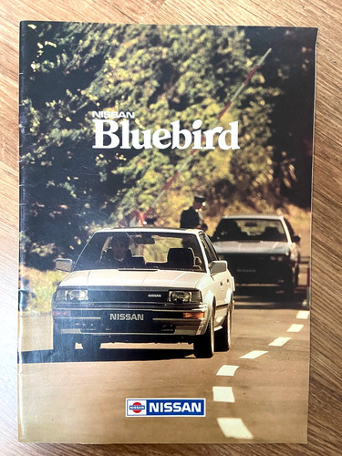 Nissan bluebird brochure 1986 - nissan,