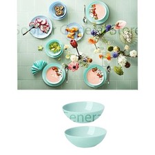 Plates Bowls Crockery Dinner Set Dinnerware Green Tableware 6 12 18Pc Mi/Di SAFE