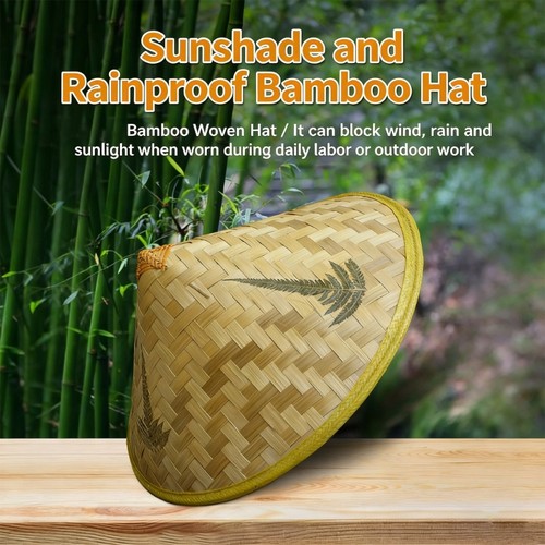 Chinese straw hat - chinese, handmade
