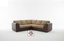 Corner Sofa Jumbo Cord, Faux