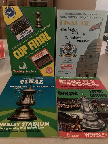 Cup final programmes - 4, fa