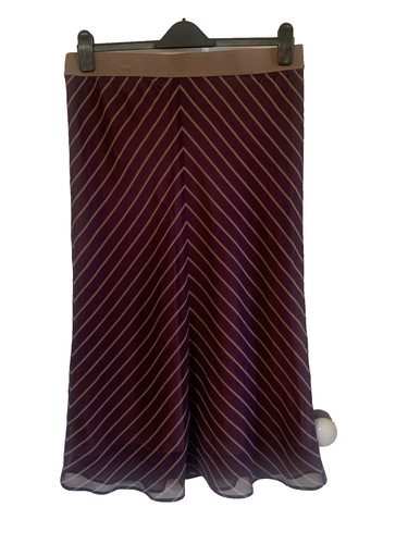 Monsoon burgundy silk skirt - , 16