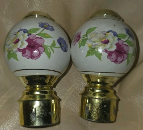 Vintage porcelain brass - &,