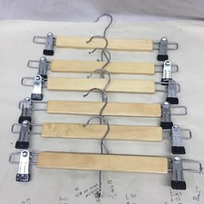 Vintage Wooden  Clamp Hangers