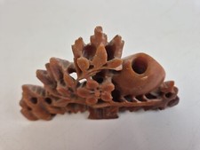 Chinese Antique Carved Soapstone Statue