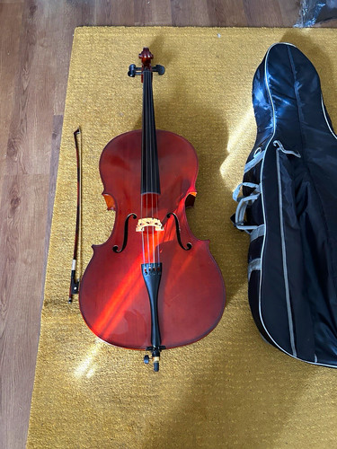 Acoustic string cello - 4-string, brown
