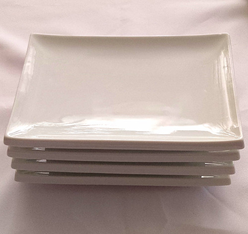 Set white rectangular - set, of