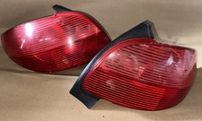 Genuine Peugeot 206 Pair of Rear lights  year 2000 RH LH Driver Passenger