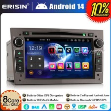 6G+128GB Android 14 Car Stereo GPS Vauxhall Astra Vivaro Corsa C/D Zafira Meriva