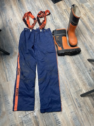 Stihl chainsaw safety trousers - chainsaw,