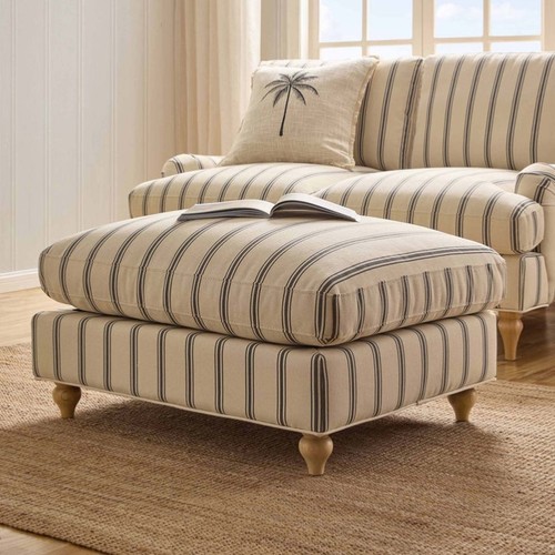 Dusk hampshire pouffe blue - dusk,