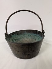 Vintage Copper Jam Pot with Handle