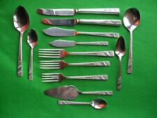 VINERS EPNS SILVER ROSE CUTLERY VARIOUS KNIFE FORK SPOON ( c56 pb ct )