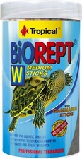 3 x 75g TROPICAL Biorept W Medium Sticks With GAMMARUS AQUATIC TURTLE FOOD