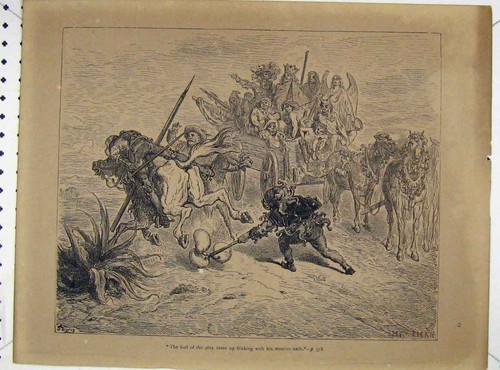 Old antique print - old,