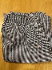 Chef Check Trousers Size Large