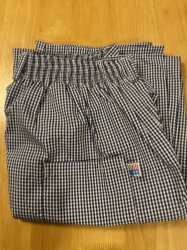 Chef check trousers size large - chef,