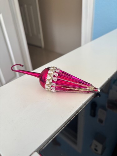 Vintage glass closed umbrella - vintage,