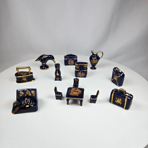 Vintage limoges france cobalt - vintage,
