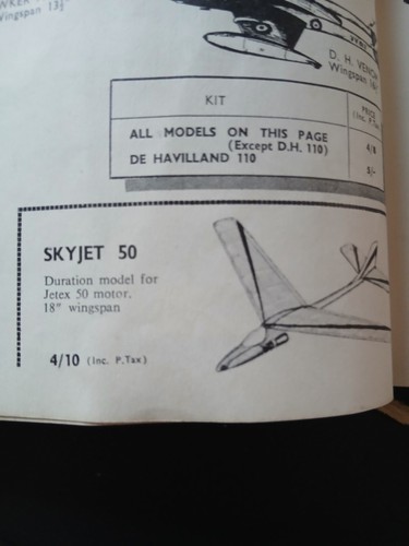 Vintage keilkraft skyjet - vintage, 50