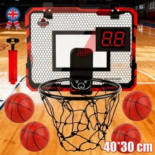 Mini Basketball Hoop Set & Net Ball Pump Indoor Activity Sports Novelty Fun Toy