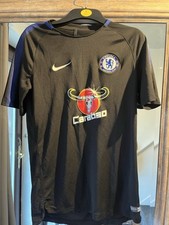 Chelsea 17/18 Black Training Top - Nike - New Without Tags - Size M