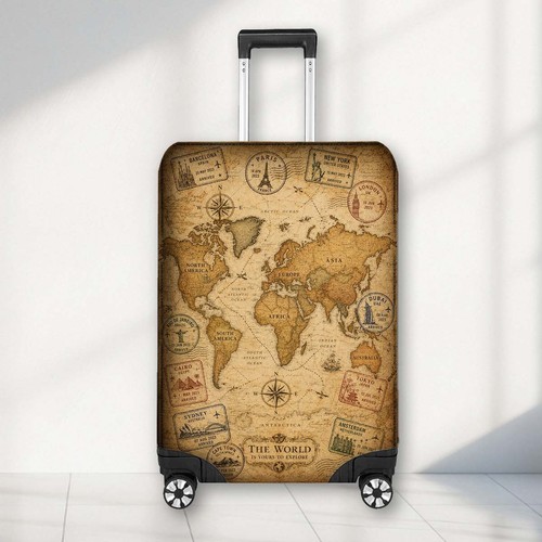 World map vintage style - style, travel