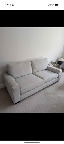 Next sonoma grey seater sofa - next,