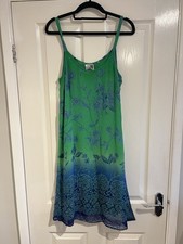 Y2K Phool Dress Green Ombré