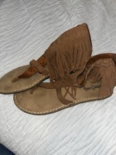 Minnetonka Brown Suede Fringe