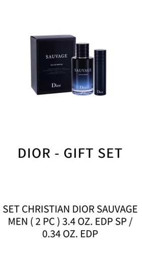 Dior sauvage gift set - dior, edp