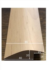 Solid OAK Wood Flooring Door Bar Reducer 1m length also in BEECH CHERRY WALNUT