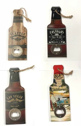 Wooden wall mounted beer - wall,