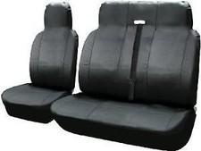 FOR FORD TRANSIT MK7 PANEL VAN - LUXURY LEATHER VAN SEAT COVERS SINGLE + DOUBLE