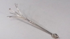 ART DECO SILVER SWIZZLE STICK CHINESE SYMBOL VINTAGE STERLING 925 COCKTAIL 