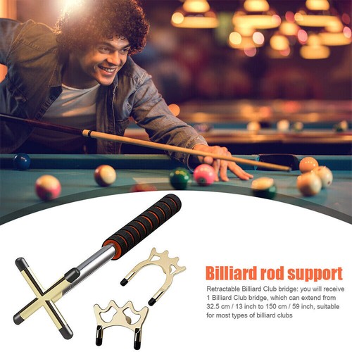 Telescopic billiards pool cue - telescopic,