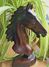 Vintage Horse Head Bust Statue
