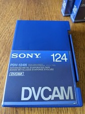 3x Sony DVCAM tapes PDV-124n