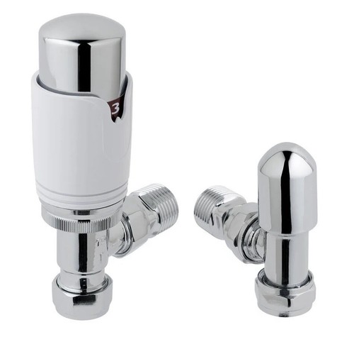 Angled thermostatic radiator - angled,