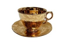 Royal Winton "Temple Gold" Grimwades Ltd England Vtg Tea Cup & Saucer Berries