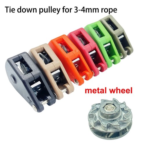 Tent rope ratchet pulley - pulley, tie