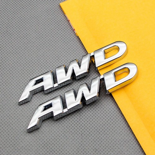 2pcs small chrome - 2pcs, awd