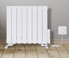 Electric Radiator Oil Filled Efficient WiFi Digital control 1500W Smart Heater