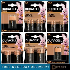 DURACELL PLUS POWER AA AAA 9V