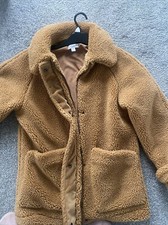topshop teddy coat /jacket
